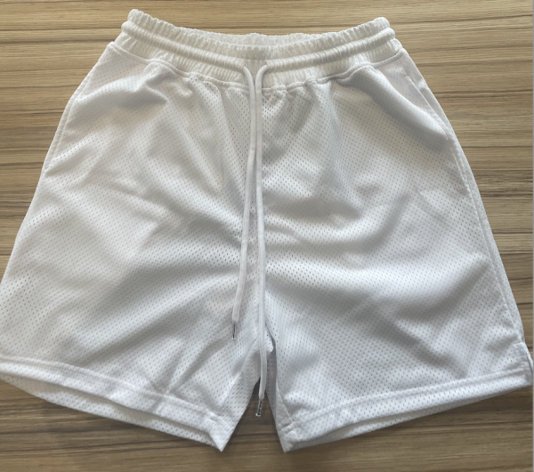 Luxury Mesh Shorts White